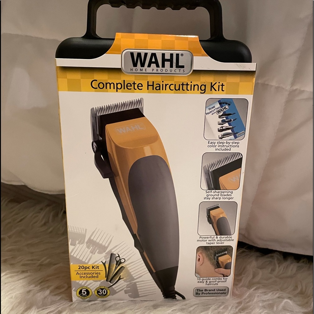 New 20PC Wahl Haircutting Razor Kit
